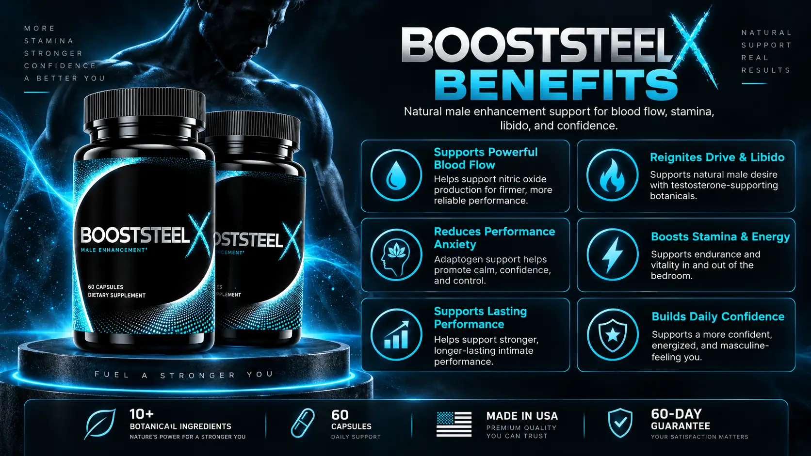 BoostSteelX benefits